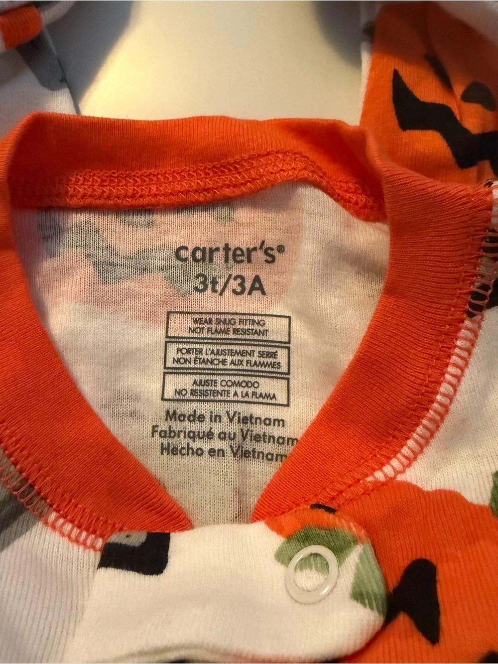Carter’s 3T Halloween Onesie NWT